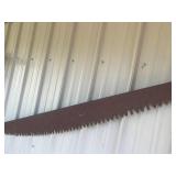 Longhorn Skull Wall Decor & Saw Blade Wall Art Mixed Lot