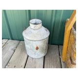 Primitive Farm Decor - Milk Can, Wooden Tote, Hanging Yoke & Lid
