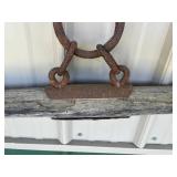 Primitive Farm Decor - Milk Can, Wooden Tote, Hanging Yoke & Lid