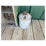 Primitive Decor Mixed Lot - Wooden Crates, Glass Jugs, Antlers & Metal Can