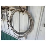 Horse Harness Tack Set With Wooden Yoke Display