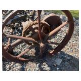 Antique Farm Implements Pair - Horse-Drawn Agricultural Machinery