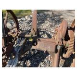 Antique Farm Implements Pair - Horse-Drawn Agricultural Machinery