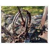 Antique Farm Implements Pair - Horse-Drawn Agricultural Machinery