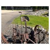 Antique Farm Implements Pair - Horse-Drawn Agricultural Machinery