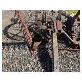 Antique Farm Implements Pair - Horse-Drawn Agricultural Machinery
