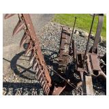 Antique Farm Implements Pair - Horse-Drawn Agricultural Machinery