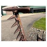 Antique Farm Implements Pair - Horse-Drawn Agricultural Machinery