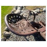 Antique Farm Implements Pair - Horse-Drawn Agricultural Machinery