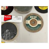 Sanding Discs & Cutoff Wheels Mixed Lot - 3M, Makita, Warrior, Rex-Cut & Wedge