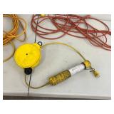 Extension Cord Lot - Assorted Heavy-Duty Cords & Reel