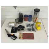 Shop Supplies Mixed Lot - 3M Stikit, Ty-Rap, Chief, Fiskars & Sneaky Pete