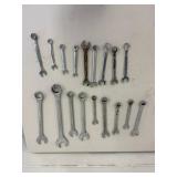 Combination Wrenches Mixed Brands (Lot of 15)