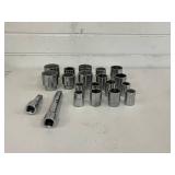 Socket Set - Assorted Chrome Sockets & Extensions (18 PC)