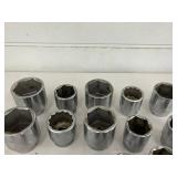 Socket Set - Assorted Chrome Sockets & Extensions (18 PC)