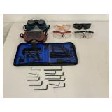 Safety Glasses & Hex Key Sets - Assorted Mixed Lot