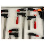 Bar Clamps - Assorted Steel Clamps (Lot of 8)