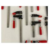Bar Clamps - Assorted Steel Clamps (Lot of 8)