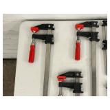 Bar Clamps - Assorted Steel Clamps (Lot of 8)