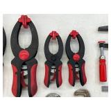 Clamps Mixed Lot - Bar, Spring & C-clamps With Square