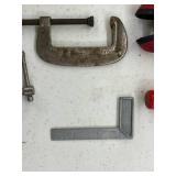 Clamps Mixed Lot - Bar, Spring & C-clamps With Square