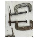 Clamps Mixed Lot - Bar, Spring & C-clamps With Square