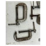 Clamps Mixed Lot - Bar, Spring & C-clamps With Square