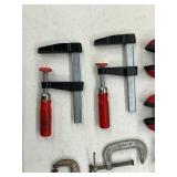 Clamps Mixed Lot - Bar, Spring & C-clamps With Square