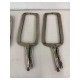 Locking Vise Grip Clamps Assorted (Lot of 5)