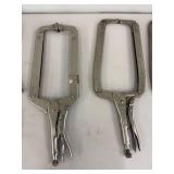 Locking Vise Grip Clamps Assorted (Lot of 5)