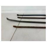 Pry Bars - Set of 4 Steel Crowbars