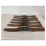 Mower Blades - Steel Blades (Lot of 6)