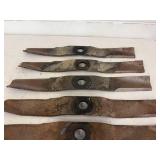 Mower Blades - Steel Blades (Lot of 6)