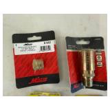 Air Compressor Fittings - Milton, RapidAir & Assorted Brass Couplers Mixed Lot