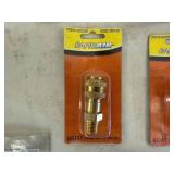 Air Compressor Fittings - Milton, RapidAir & Assorted Brass Couplers Mixed Lot