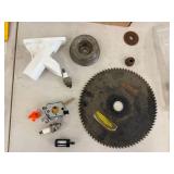Hardware & Small Engine Parts Mixed Lot - NGK, STIHL & Flag Holders