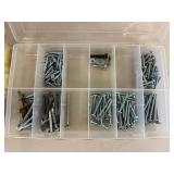 Hardware Organizer Cabinet With Assorted Electrical Terminals & Screws