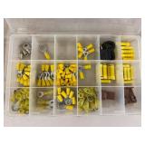 Hardware Organizer Cabinet With Assorted Electrical Terminals & Screws
