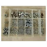 Hardware Storage Bins & Assorted Fasteners Mixed Lot