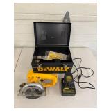 Cordless Circular Saw Kit - DeWalt DW935 With DW9091 Battery, Charger & Case
