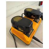 Battery Charger - DeWalt DC9320 With 2 Batteries