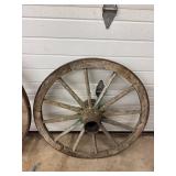 Antique Wagon Wheels (Lot of 2)