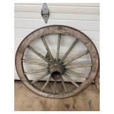 Antique Wagon Wheels (Lot of 2)