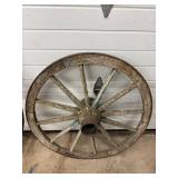 Antique Wagon Wheels (Lot of 2)