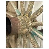 Antique Wagon Wheels (Lot of 2)