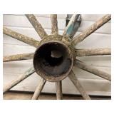 Antique Wagon Wheels (Lot of 2)