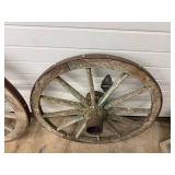 Antique Wagon Wheels (Lot of 2)