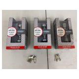 Schlange Keyed Entry Door Handles - lot of 3