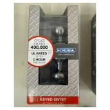 Schlange Keyed Entry Door Handles - lot of 3