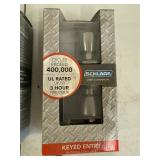 Schlange Keyed Entry Door Handles - lot of 3